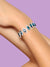 Silver Plated Party Designer Stone Bracelet For Women