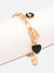 GOLD PLATED PARTY DESIGNER CHARMS BRACELET FOR WOMEN