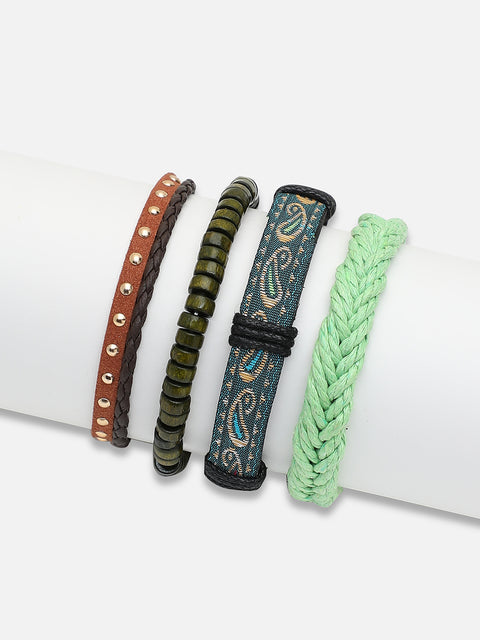 Trendy Casual Pu Leather Designer Bracelet