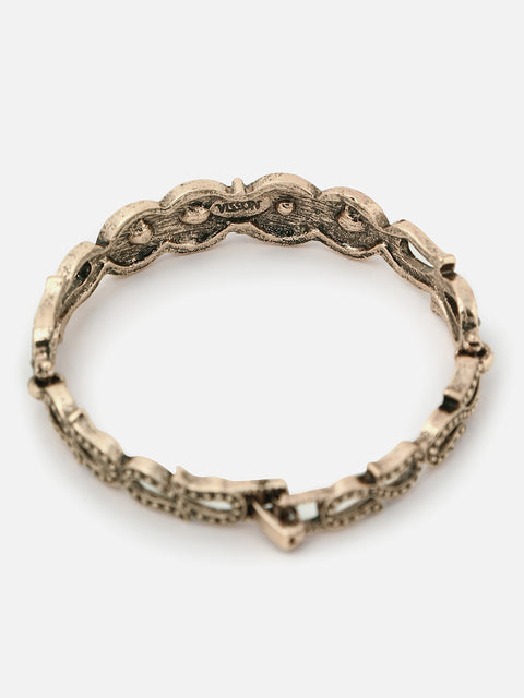 Gold Plated Designer Stone Bracelet