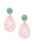 QUIRKY PINK DROP EARRING