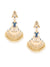 ANTIQUE POLISHED KUNDAN AND PEARLS EARRING