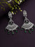 SILVER PLATED DESIGNER DROP EARRING