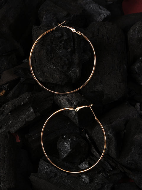 GOLD HOOP EARRING