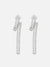 Silver Plated Party Designer Stone Drop Earring