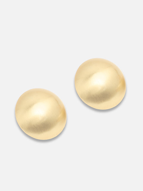 Gold Plated Party Designer Stone Stud For Women