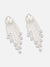 Silver Plated Party Designer Stone Drop Earring For Women