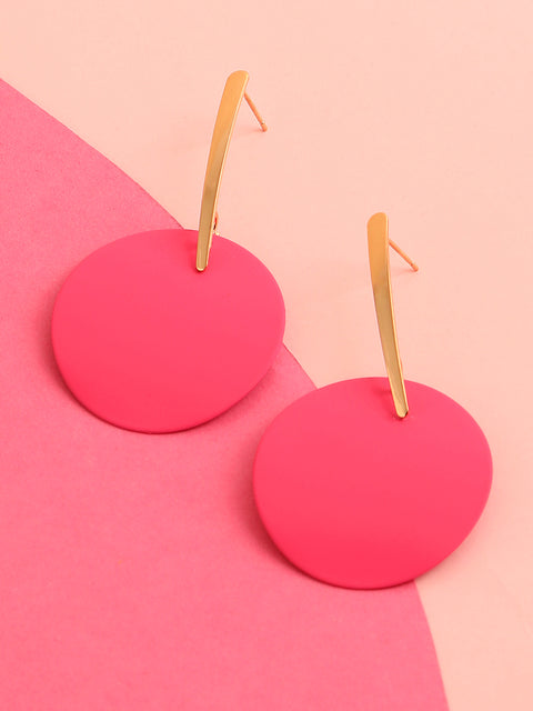 GOLD PLATED CASUAL DESIGNER DROP EARRING FOR WOMEN