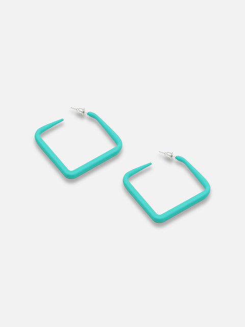 GOLD PLATED CASUAL DESIGNER HOOP EARRING FOR WOMEN