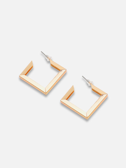 GOLD PLATED CASUAL DESIGNER DROP EARRING FOR WOMEN