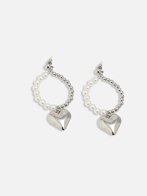 GOLD PLATED PARTY DESIGNER STONE DROP EARRING FOR WOMEN