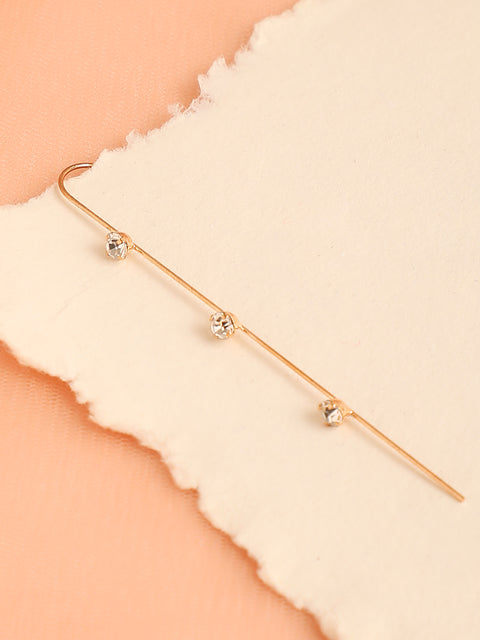Minimal Gold Plated Ear Cuff