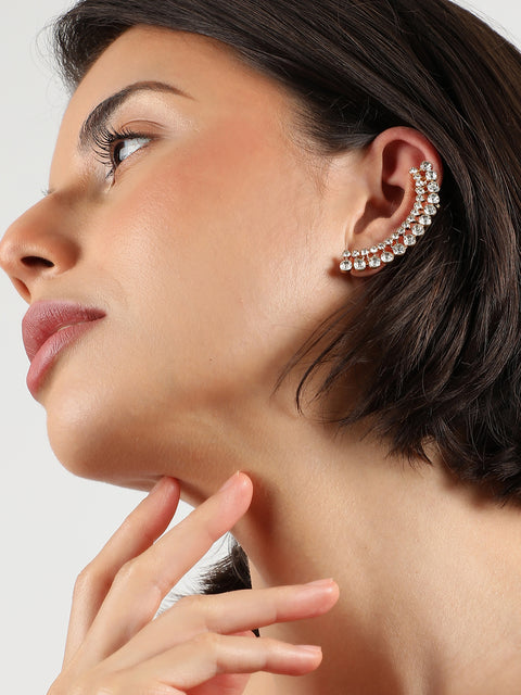 Minimal Gold Plated Ear Cuff