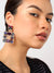 Vibrant Square Earrings
