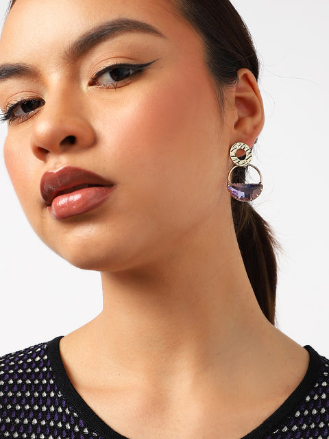 Lavender Drop Earrings