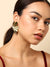 Gold Plated Contemporary Stud Earrings
