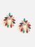 Multi Colour Stones Stud Earrings