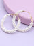 Gold Plated Party Beaded Hoop Earring For Women