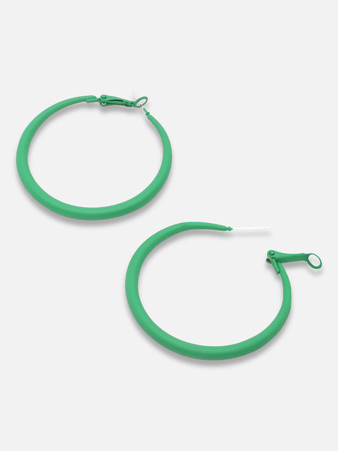 Gold Plated Party Designer Hoop Earring For Women