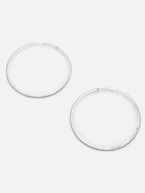 GOLD PLATED DROP ROUND EARRING WOMEN AND GIRLS