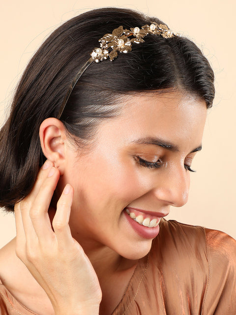 Gold Plated Designer Hairband