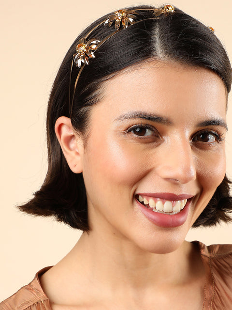 Gold Plated Designer Hairband