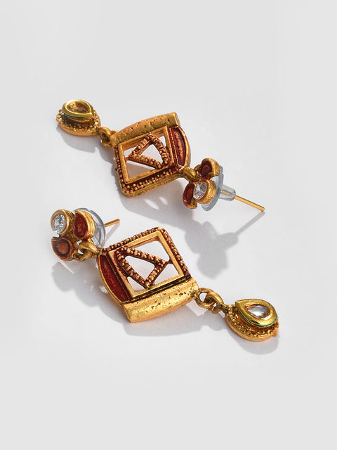 MULTI COLOURED CHOKER WITH EARRINGS