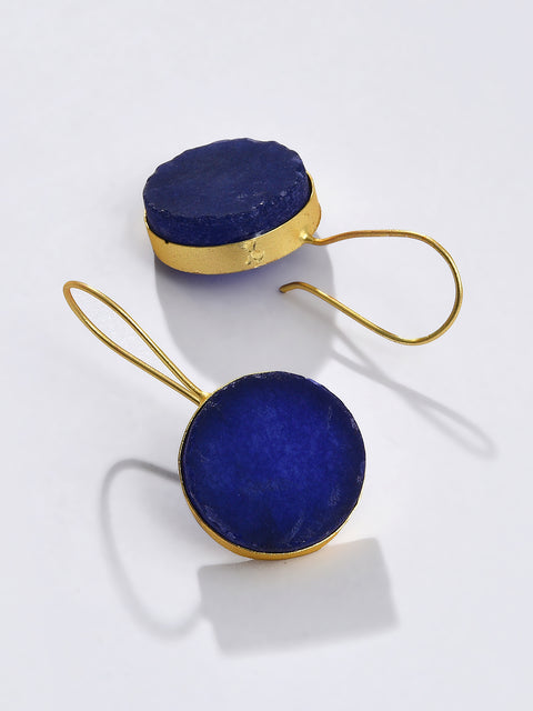 BLUE DROP CHAIN NECKLACE