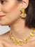 GOLD PLATED KUNDAN NECKLACE SET FOR WOMEN