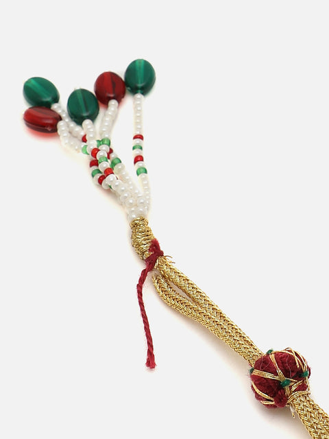 GOLD GOLD STONES JEWELLERY SET