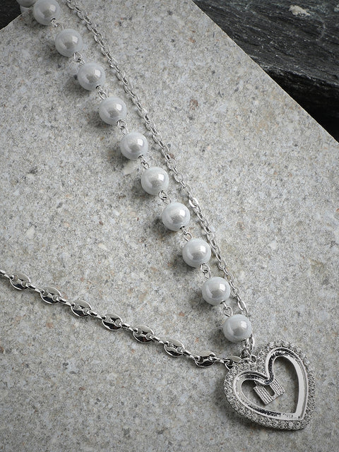 Gold Plated Party Designer Stone Necklace For Women