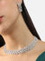 Silver Plated Party Designer Stone Necklace And Earring Set For Women