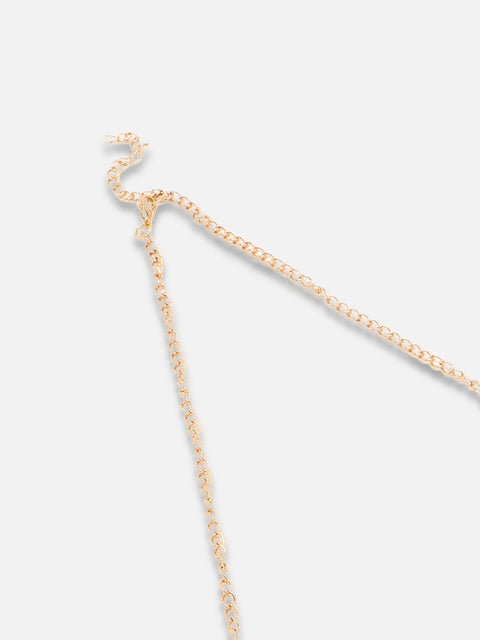 Gold Plated Party Designer Stone Necklace For Women