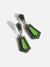 Green Stones Statement Jewellery Set