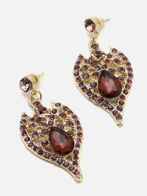SOHI RED STONES JEWELLERY SET