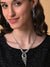 PACK OF 3 SILVER PLATED AMERICAN DIAMOND NECKLACE AND EARRING SET