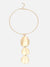 GOLD PLATEDPEARL CHOKER NECKLACE WITH EARRINGS FOR WOMEN AND GIRLS