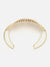 GOLD PLATED CHOKER NECKLACE WITH EARRINGS FOR WOMEN AND GIRLS
