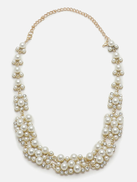 GOLD PLATED CHOKER NECKLACE FOR WOMEN AND GIRLS