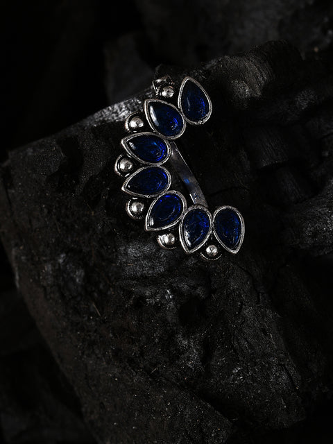 BLUE STONE SETTING NOSEPIN