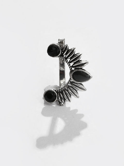 BLACK STONE BOHO NOSE PIN