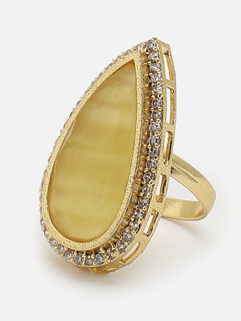Golden Radiant Ring