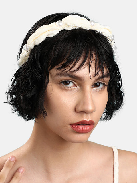 Cream Color Hairband