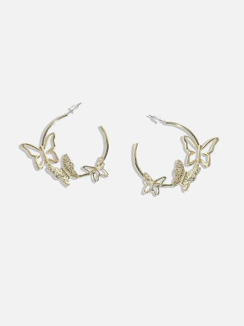 Glamorous Circles Hoop Earrings