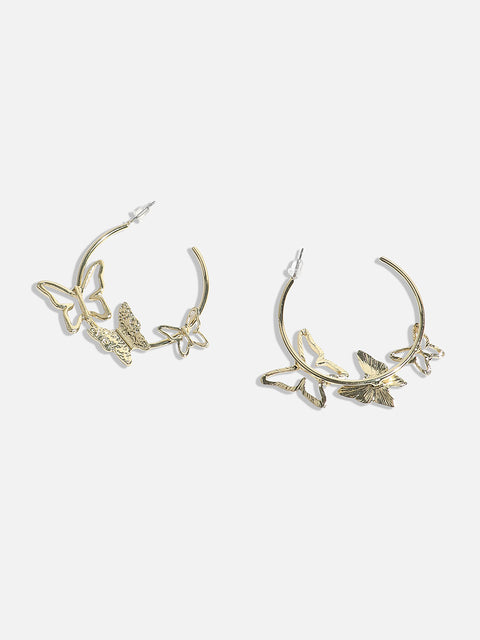 Glamorous Circles Hoop Earrings