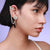 Rose Gold-Plated Ear Cuff Earrings