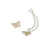 Rose Gold-Plated Ear Cuff Earrings