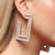 Silver-Plated Half Hoop Earrings Earrings