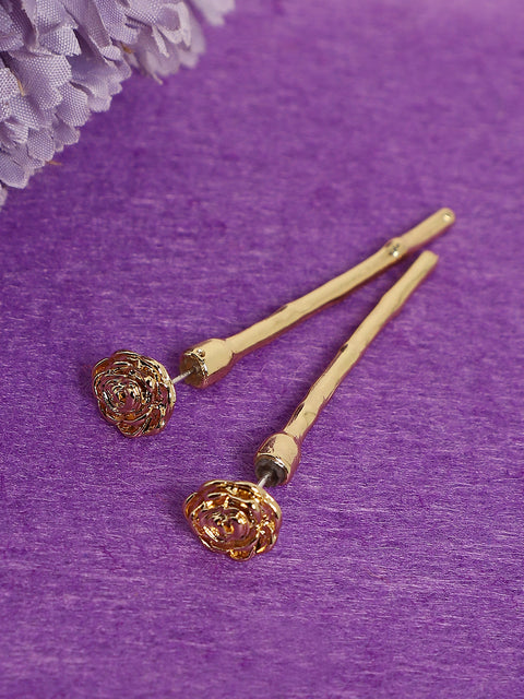 Gleaming Details Elegant Earrings