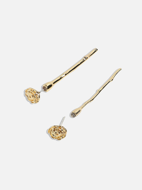 Gleaming Details Elegant Earrings